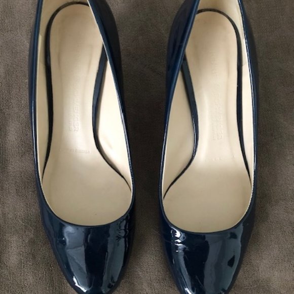 Blue Patent Leather Pumps - Picture 2 of 5